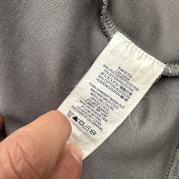 Armani Exchange Men's Grey and BlackJacket, Zip Un. Cotton. Size L - Picture 9 of 12